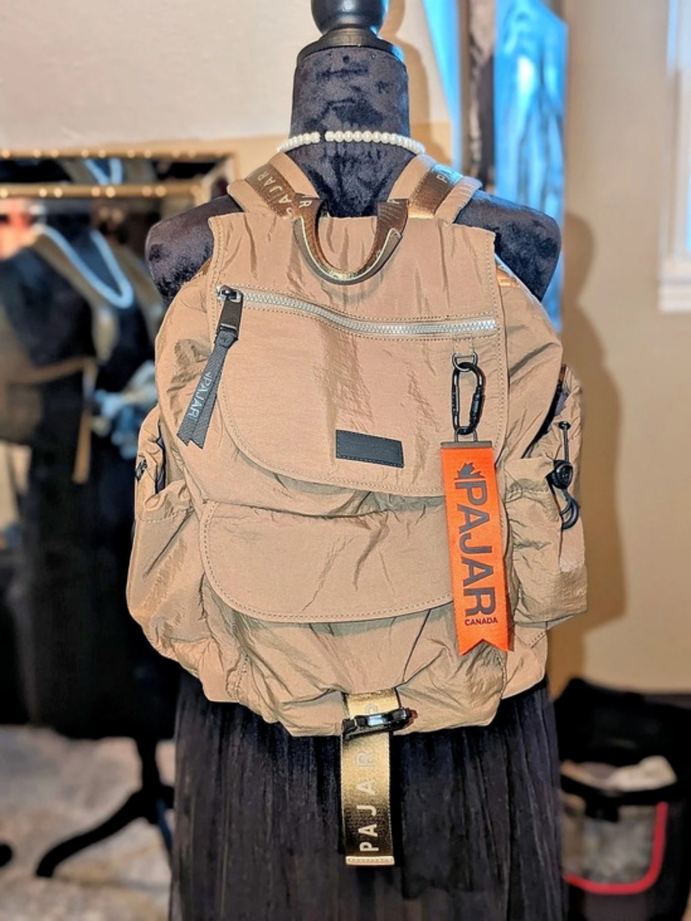 Pajar Canada Tan/Moss backpack